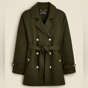 Jcrew wool trench coat